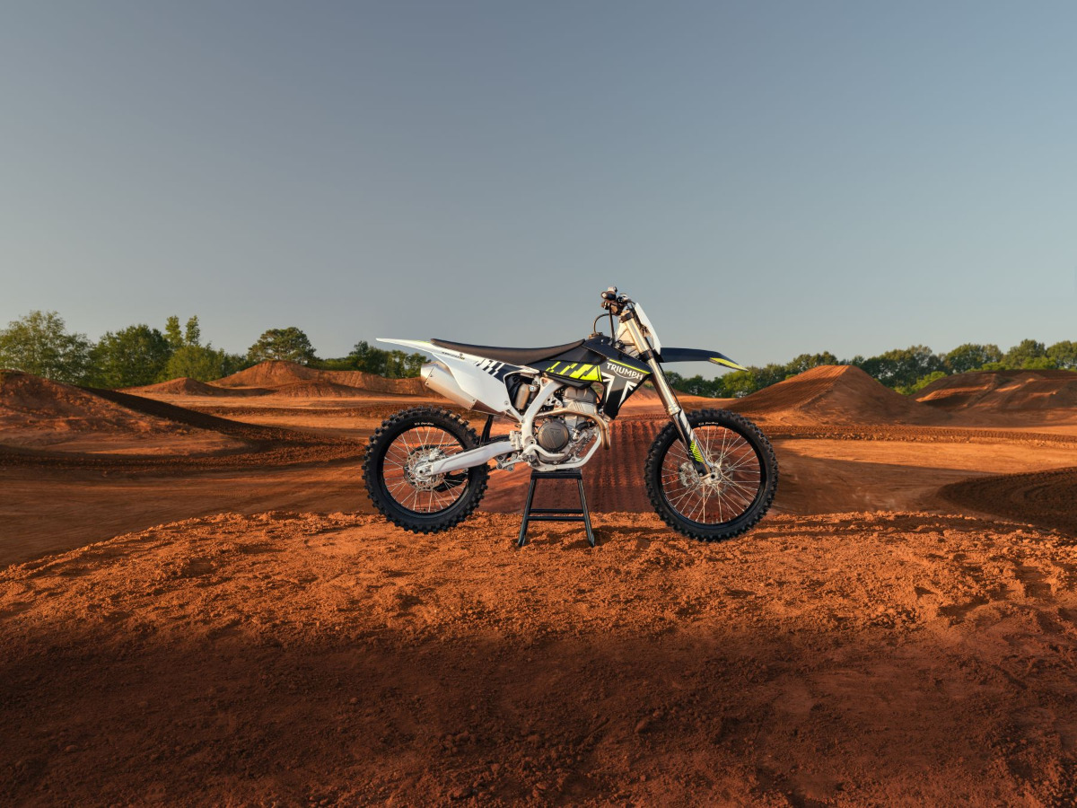 De nieuwe TF 250-X, de nieuwe crossmotor van Triumph