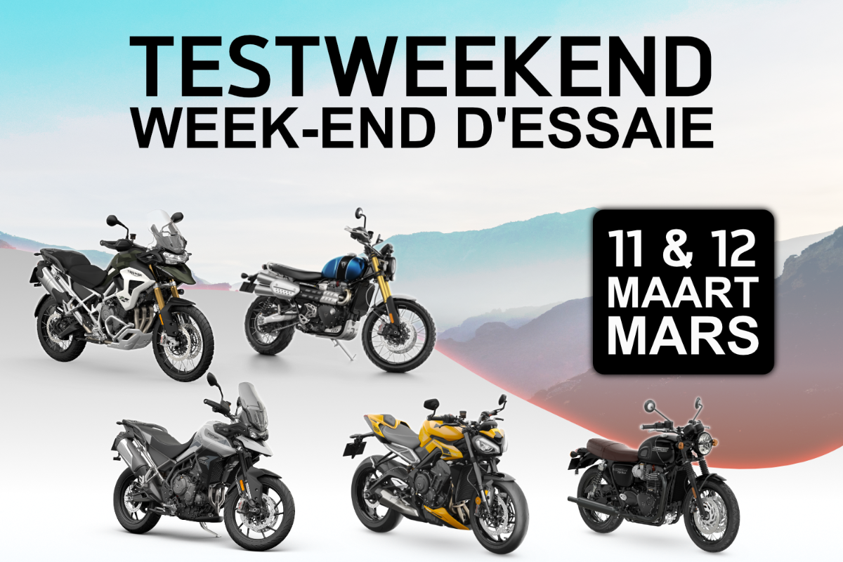 Testweekend 11 & 12 Maart