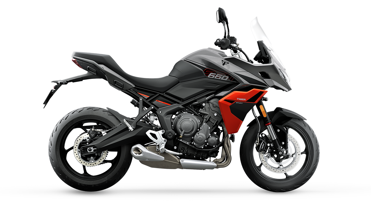 Tiger 660 Sport: Silver Ice / Intense Orange