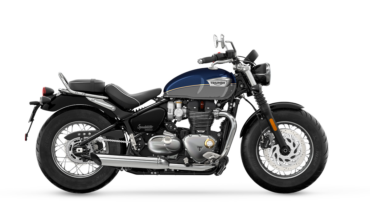 Bonneville Speedmaster: Pacific Blue/ Silver Ice