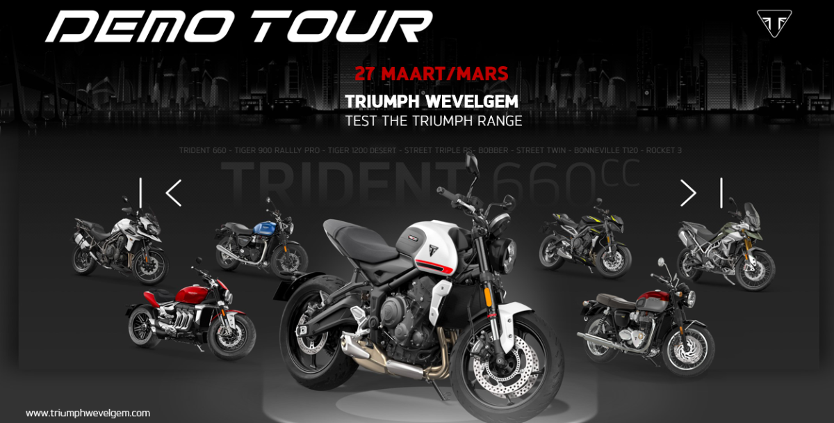 Triumph Demo Day 27 mars