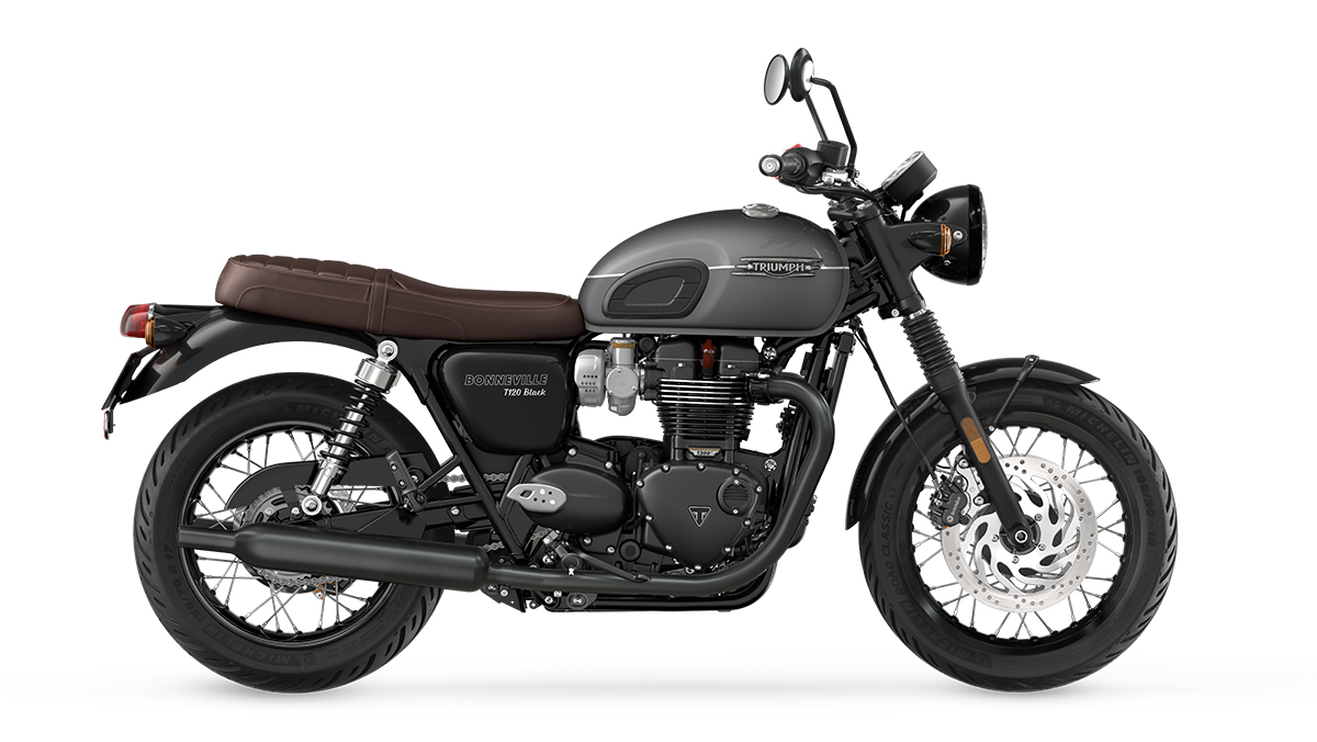 Bonneville T120 Black: Graphite/ Matt Graphite