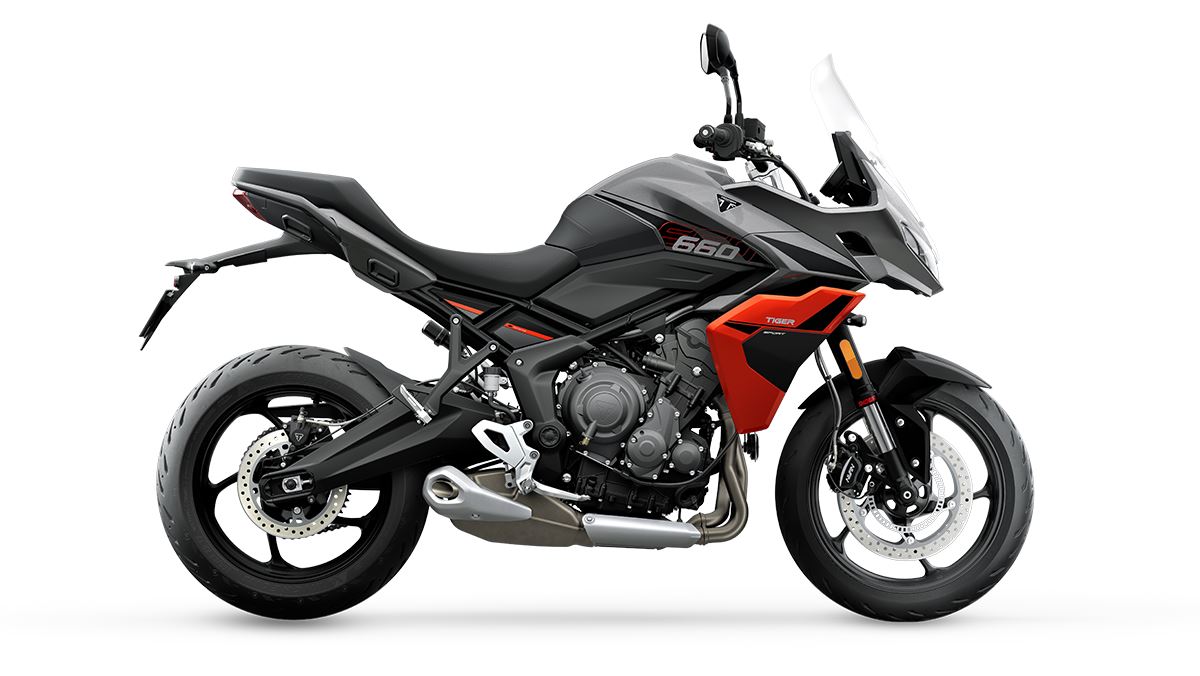 Tiger 660 Sport: Silver Ice / Intense Orange